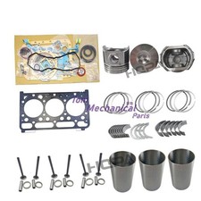 For Kubota D1803 Engine Overhaul Rebuild Kit Piston Liner Main Bearing Gasket