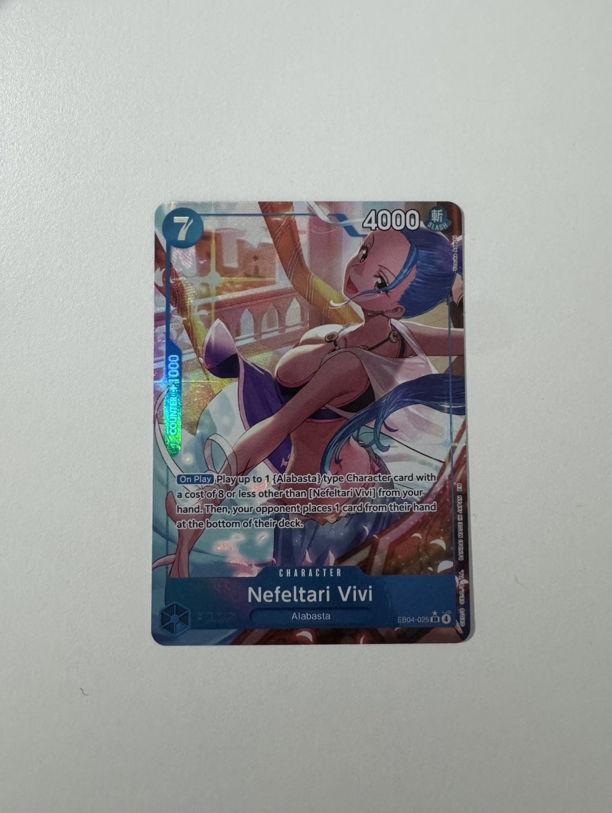 One Piece EB04-025 Nefeltari Vivi Alt Art OP14 The Azure Sea’s Seven NM