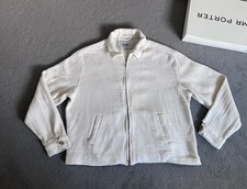 Bode New York Summer Jacket Cotton Basket Weave Large/XL