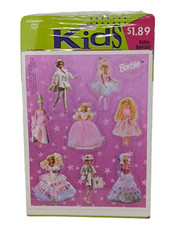 Vintage 1994 Hallmark Barbie Sticker Sheets Glitter Pink Made in USA Princess