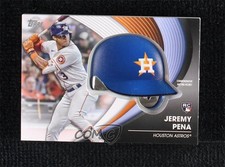 2022 Update Commemorative Batting Helmet Manufactured Relics Jeremy Pena 10a4