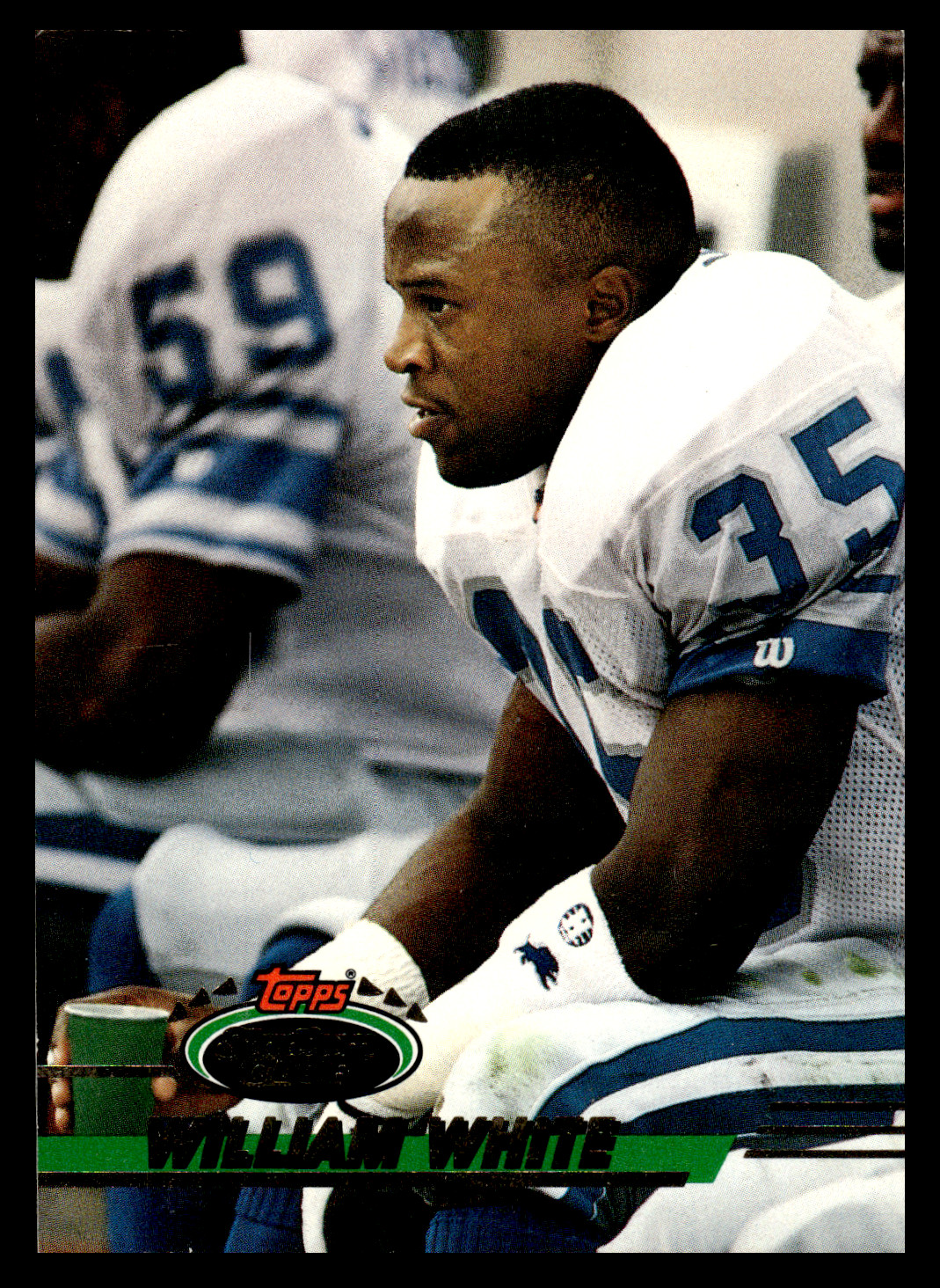 1993 Stadium Club William White #368 Detroit Lions NFL Football 