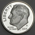 2014-S Silver Proof Dime - 90% Silver - (PR) KM#195b - D14SS