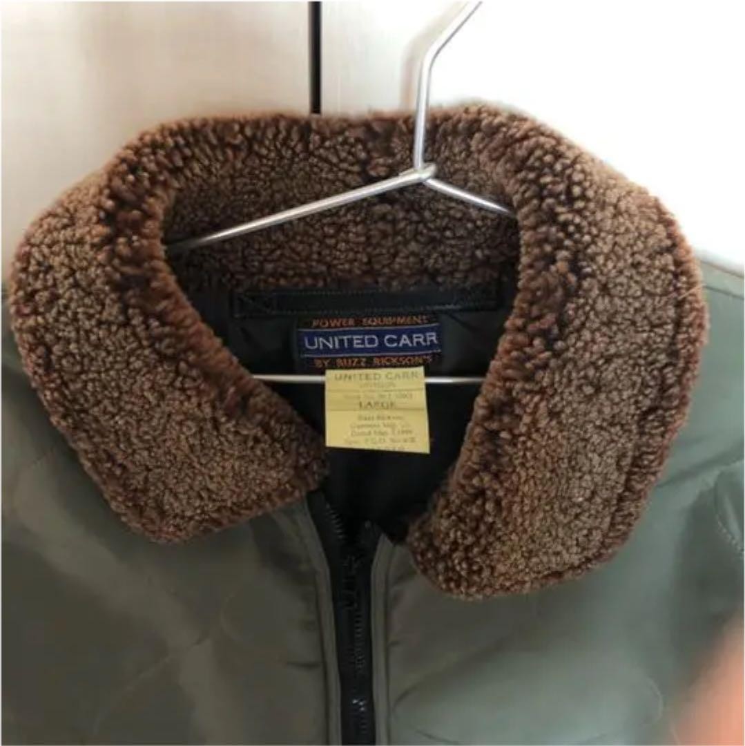 Buzz Rickson's Deck Jacket Mouton Olive Military L - image 13