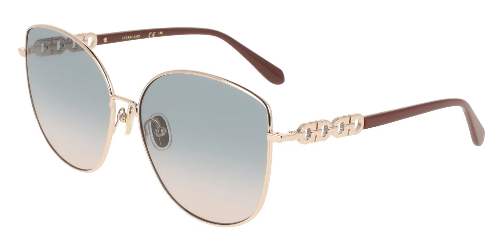 Ferragamo — FERRAGAMO SF339S ROSE GOLD/AVIO ROSE GRADIENT 60/15/145 Women Sunglasses