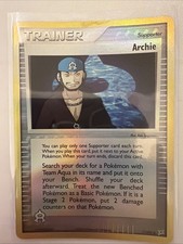 Carta Pokemon Archie 71/95 EX Team Magma vs Team Aqua Reverse Holo