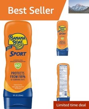 Broad Spectrum SPF 60 Sport Sunscreen - Lightweight 8Fl Oz for All Skin Tones 2.26 per gallon