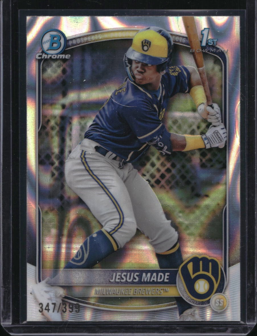 2025 Bowman #BCP-50 Jesus Made Chrome Prospects Lava Refractor #/399