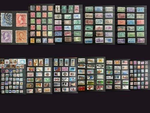 Great All Different US Stamp Collection With Many Old Rare Stamps - Free Postage