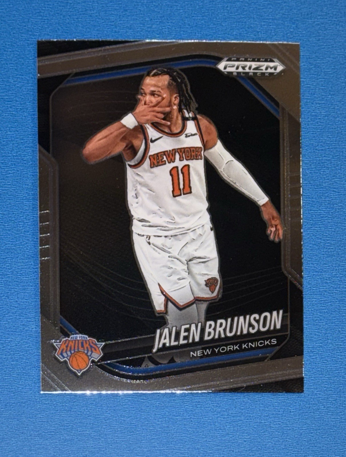 2024-25 Panini Prizm Black Jalen Brunson #160 New York Knicks