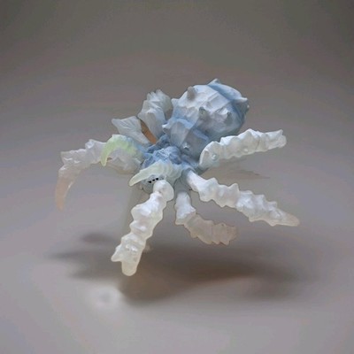 Schleich Eldrador Eis Spinne Spielfigur - Weiß (42494)
