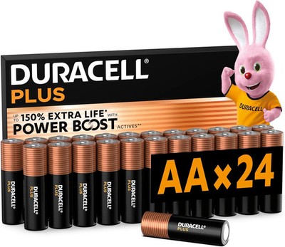 DURACELL Plus AA-Batterien (24er-Pack)   Alkaline-Batterien 1,5 V
