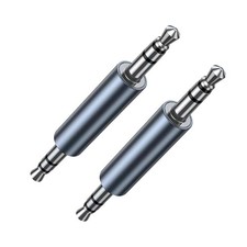 KAIY 3.5mm Male to Audio Adapter Stereo Coupler silver blue