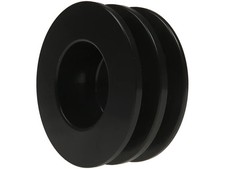 PULEGGIA DOPPIA PER ALTERNATORE TRATTORE CON FORO DA 17mm, 2 GOLE, DIAMETRO 72mm