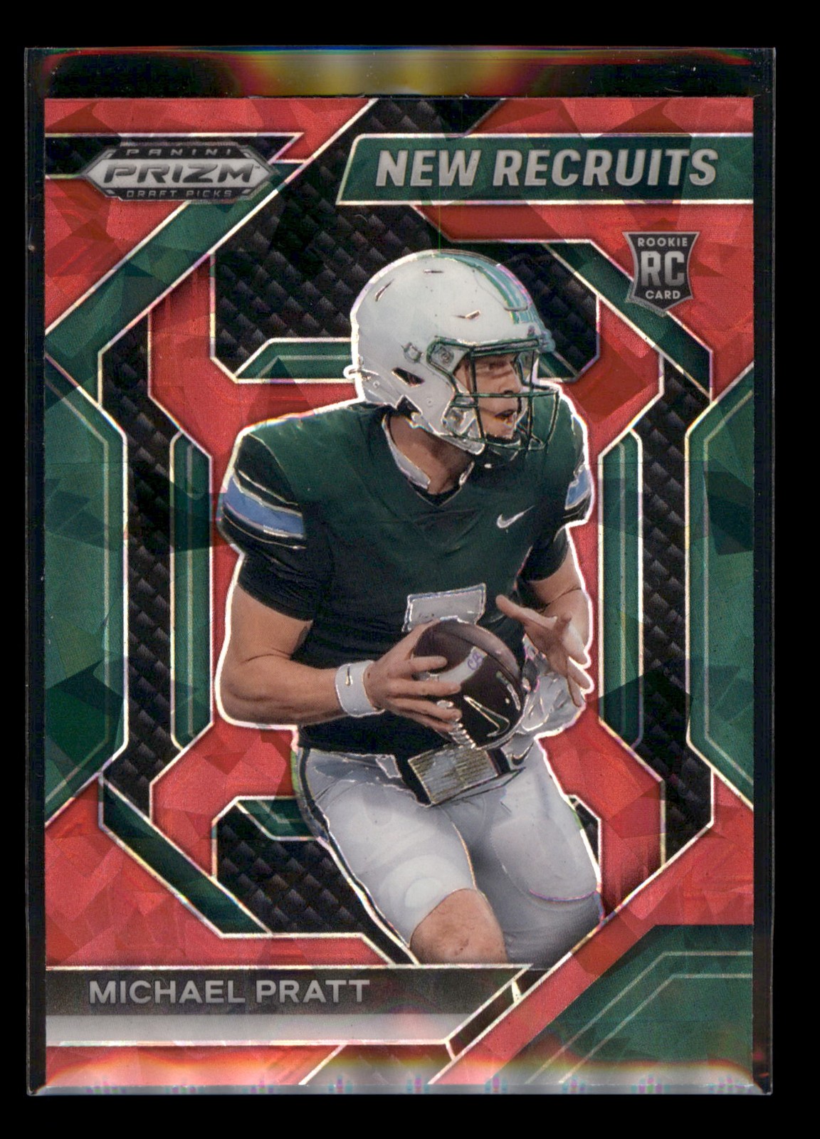 Michael Pratt Panini Prizm Draft Picks New Recruits #NRMPT Red Ice
