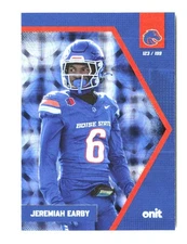 2025 ONIT Boise State Jeremiah Earby BLUE PARALLEL 123/199 #P-12