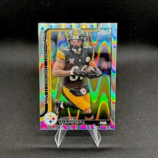 2025 Topps Chrome Jaylen Warren Raywave Refractor No. 253 Pittsburgh Steelers