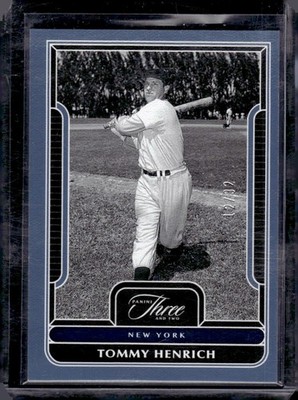 2023 Panini Three and Two Full Count Parallel #18 Tommy Henrich SERIAL # 12/32