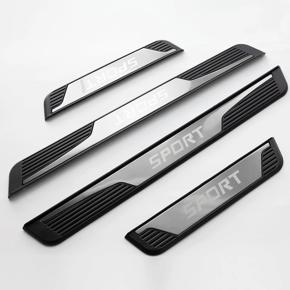 4PCS Steel Car Door Scuff Sill Cover Panel Step Protector For Buick Accessories - Imagem 2 de 4