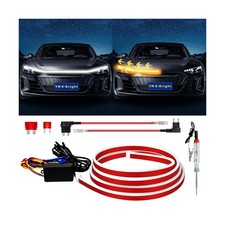 Dynamic Scan Start Up Hood Light Strip Sequential Flowing Turn Signal Lights ...