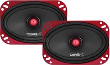 PAIR DS18 PRO-X46.4BM 4x6" Mid-Range Speaker 400W 4-ohm Car Midrange Loudspeaker