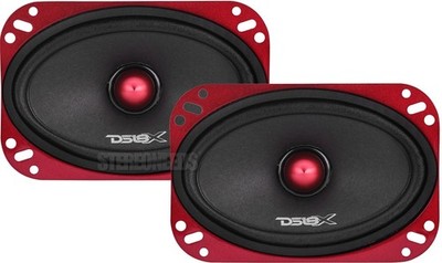 PAIR DS18 PRO-X46.4BM 4x6'' Mid-Range Speaker 400W 4-ohm Car Midrange Loudspeaker