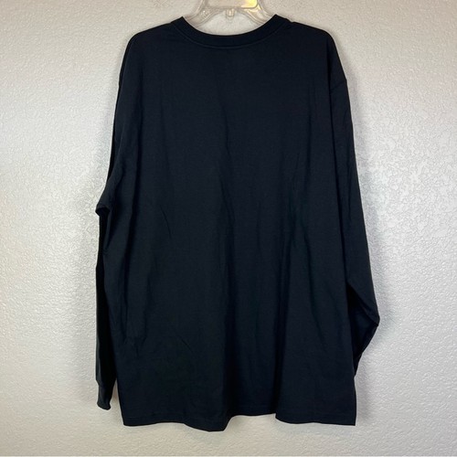 Carhartt Black Long Sleeve 1/4 Button Up Pullover Henley Shirt size XL New - Afbeelding 5 van 9