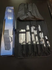 BergHOFF Worldwide 9 Pc Knife Set Chef Bag Nice Chef Cook