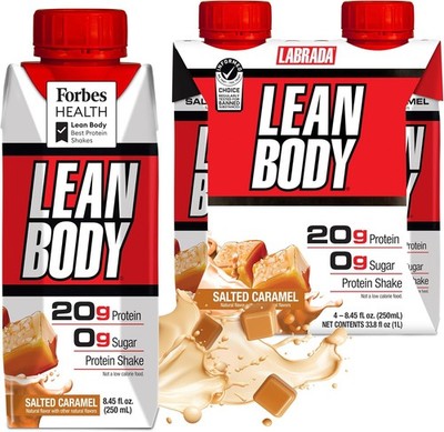 Lean Body Ready-to-Drink Salted Caramel Protein Shake, 20g Protein, Whey Blend,