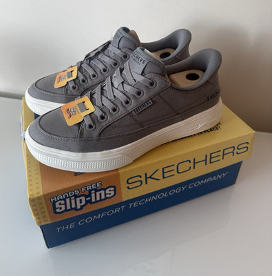 SKECHERS NEW Hands Free Slip-ins Arch Fit 2.0, Gray US 9