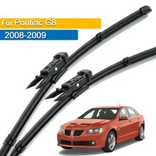 2Pcs Front Windshield Flat Wiper Blades Set For Pontiac G8 2008-2009 26"+15"