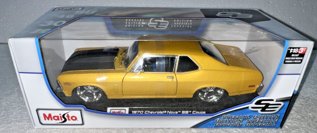 MAISTO 1970 CHEVROLET NOVA SS COUPE 1:18 SCALE SPECIAL EDITION