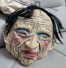 haloween mask by seasons old man , scary, biker 