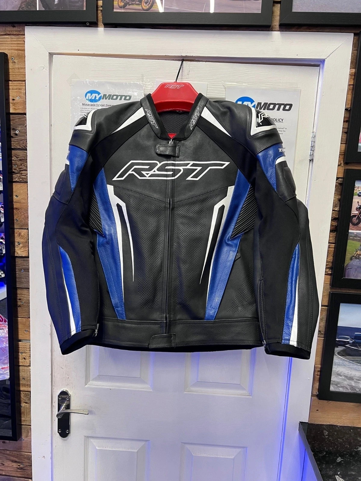 RST Racing Motorbike Leather Jacket New RST Motorcycle Biker
