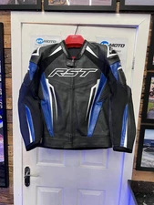 RST Racing Motorbike Leather Jacket New RST Motorcycle Biker Jacket