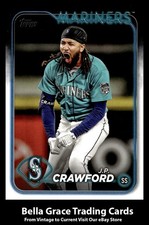 2024 Topps Series 1 J.P. Crawford #49 Seattle Mariners MLB Baseball 