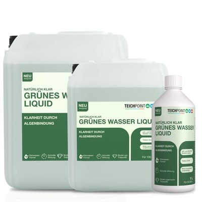 Teichpoint Grünes Wasser Liquid Schwebealgen, Koi Teich Ex Filter Algen flüssig