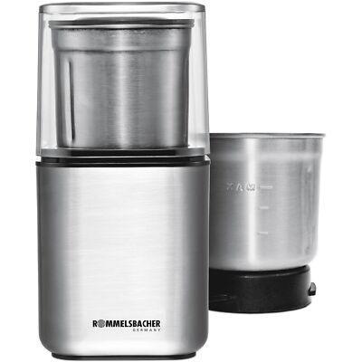 Rommelsbacher Gewürz- & Kaffeemühle EGK 200, edelstahl