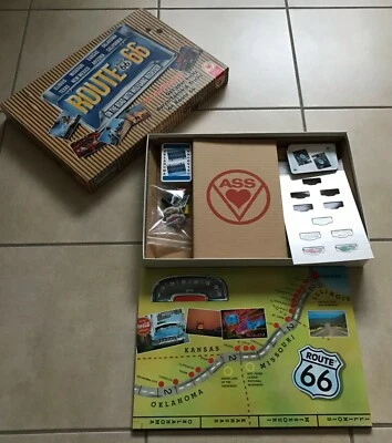 Brettspiel: Route 66 USA Das Familienspiel / ASS / ab 10 Jahren / 2 - 5 Spieler - Bild 1 von 3