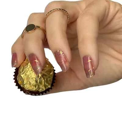 ZAUBERNÄGEL4HOME Nagelfolie, selbstklebende Nagelfolie, Nailwraps