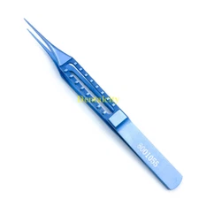 Titanium Straight Toothed Forcep 115mm ophthalmic eye surgical instrument