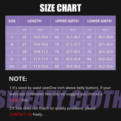 Neoprene Sauna Sweat Body Shaper Waist Trainer Sports Burner Fat BeltHO I1Y9 - Picture 18 of 21
