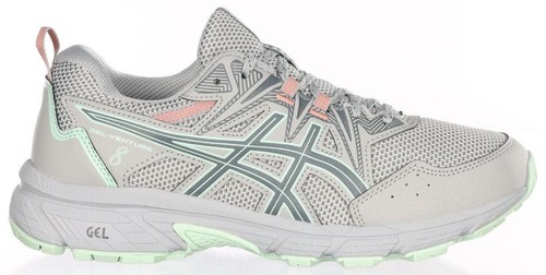 Mens Asics Gel Venture 8 Gray Orange Athletic Running Shoes  display picture 3