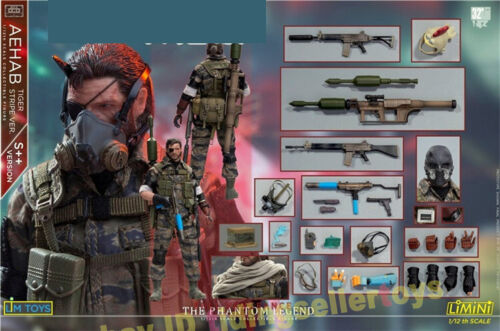 LIMTOYS Solid Snake ISMAEL Metal Gear 1/12 Figure Model Toy S++ Version 6'' - Picture 2 of 18