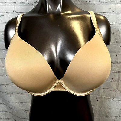 Cacique Größe 44DDD Beige Bügel Vollständige Abdeckung Gepolsterter Bh