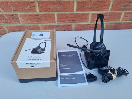 Plantronics CS520 kabelloses binaurales Headset mit Plantronics C052A Dect - Bild 2 von 24