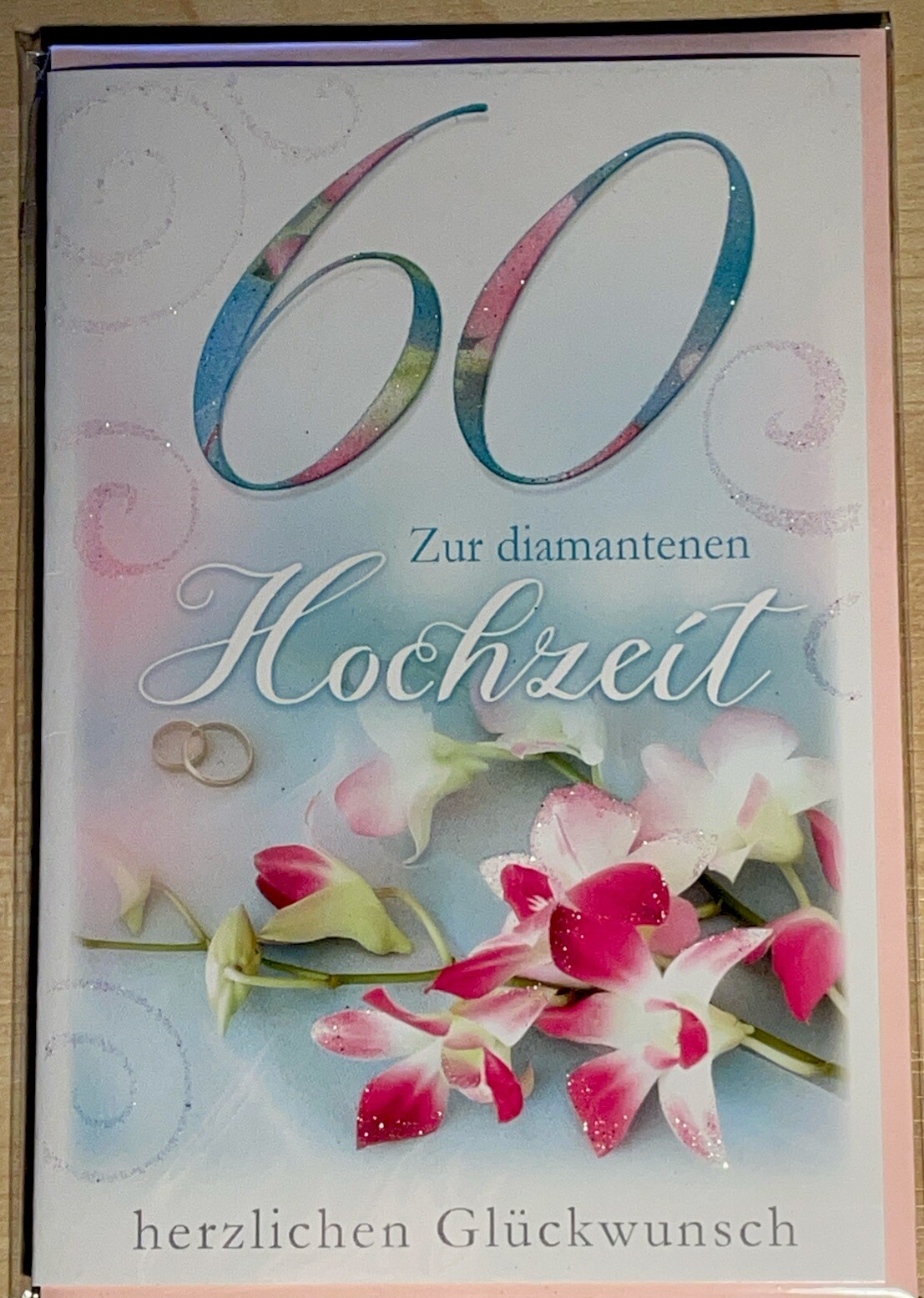 Kurt Eulzer Karte Diamantenhochzeit 60 Jahre Hochzeit Gruß-Glückwunschkarte