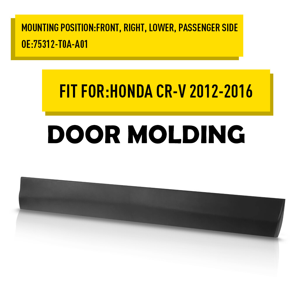 Passenger For Kia Sorento 2012-2016 Front Outer Glass Windshield Pillar Molding