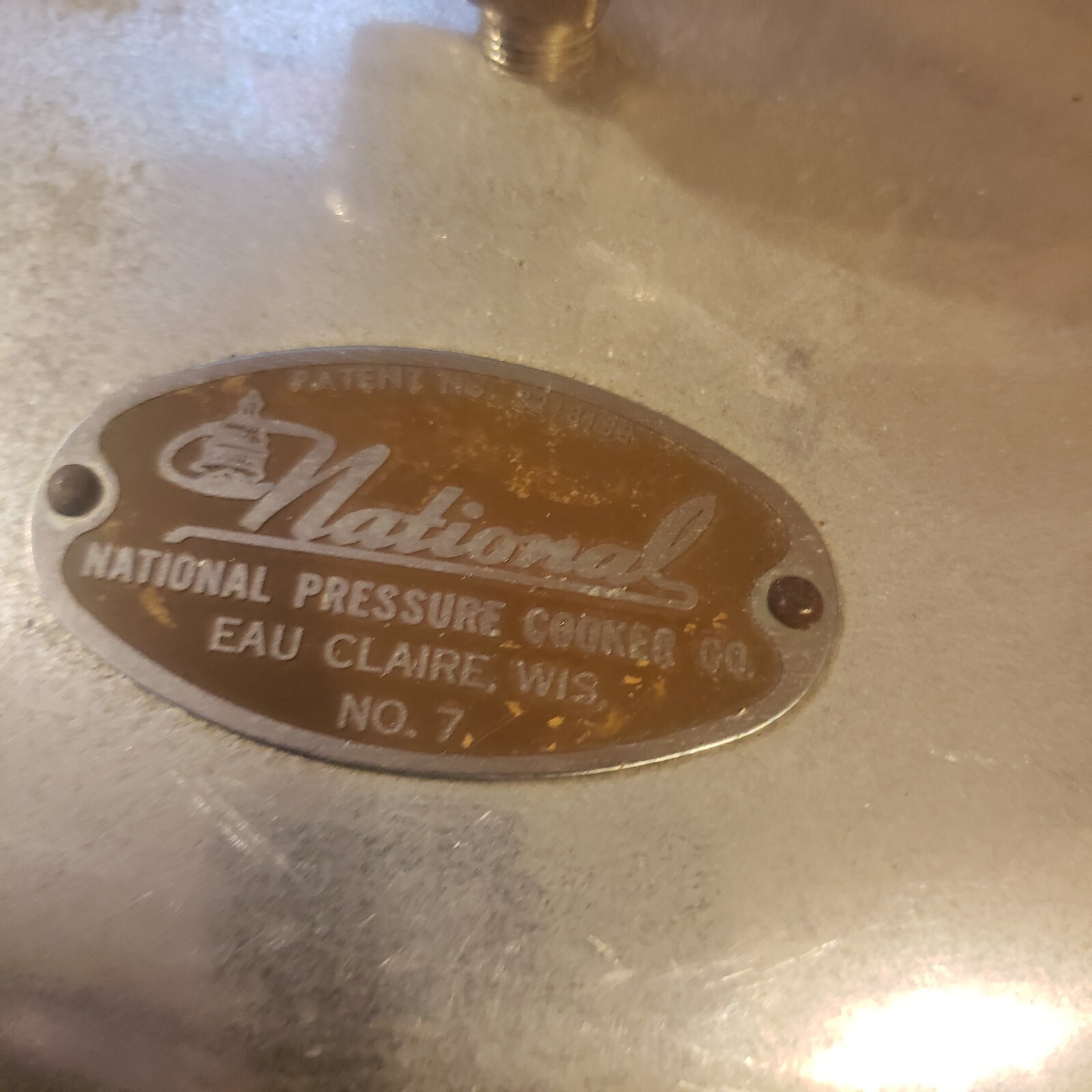 Vintage Pressure Canner National Presto 16-Qt Cooker No7 W/Accessories 