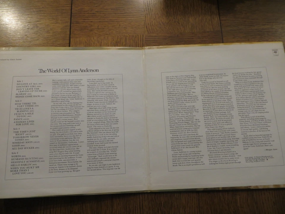 Lynn Anderson – The World Of Lynn Anderson - 1971 - Columbia G 30902 Vinyl 2xLP - Image 3 of 4